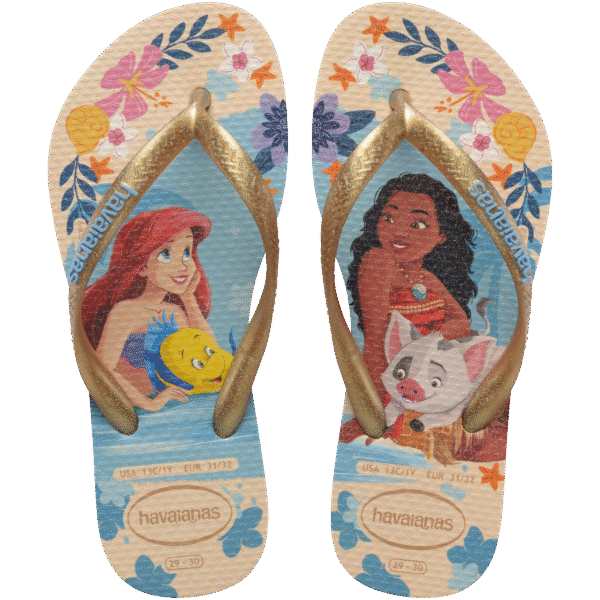 Chinelo Havaianas Infantil Slim Princesas - Imagem 3