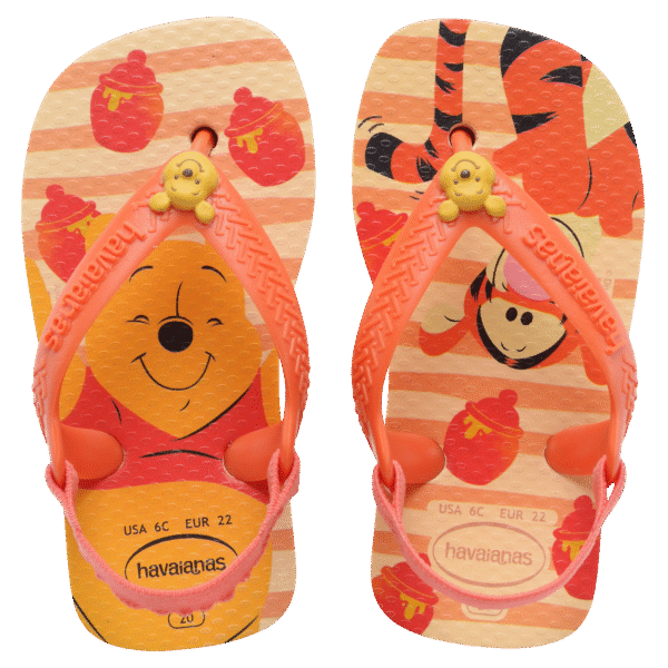 Chinelo Havaianas Baby Disney Classicos Ursinho Pooh