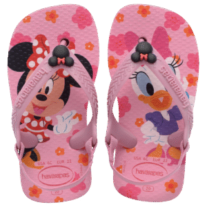 Chinelo Havaianas Baby Disney Classicos Minnie & Margarida