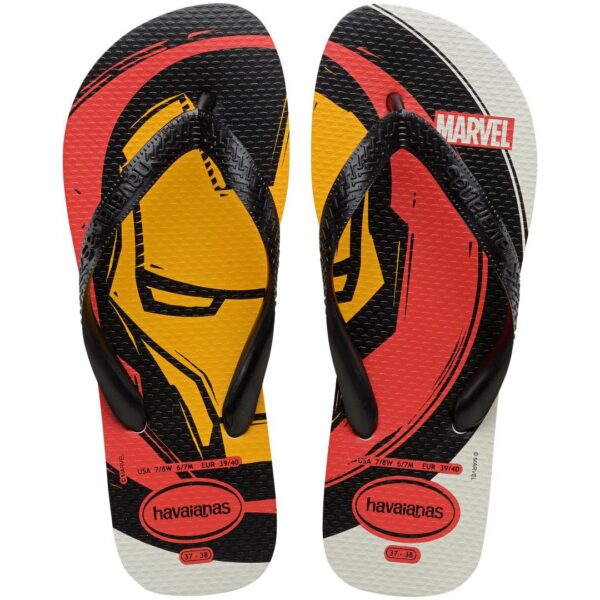 Chinelo Havaianas Top Marvel Logomania Homem Aranha Vermelho - Imagem 2