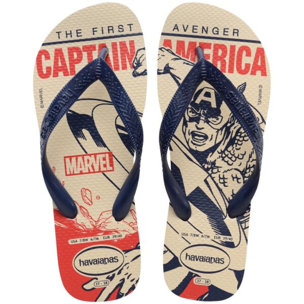 Chinelo Havaianas Top Marvel Logomania Homem Aranha Vermelho - Imagem 3