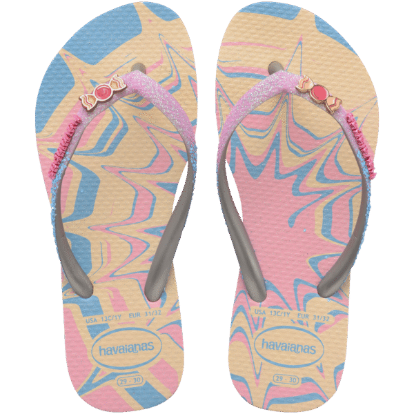 Chinelo Havaianas Infantil Slim Glitter II - Imagem 2