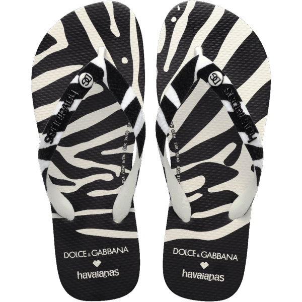 Chinelo Havaianas Dolce&Gabbana Zebra