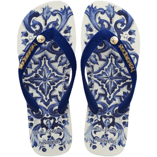 Chinelo Havaianas Dolce&Gabbana Blu Mediterraneo
