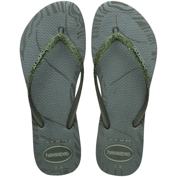 Chinelo Havaianas Slim Glitter Edge
