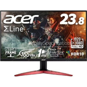 Acer KG241Y Sbmiix - Display Completo