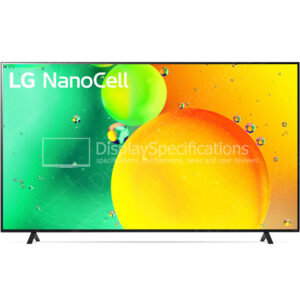 LG 75NANO75UQA - Display Completo