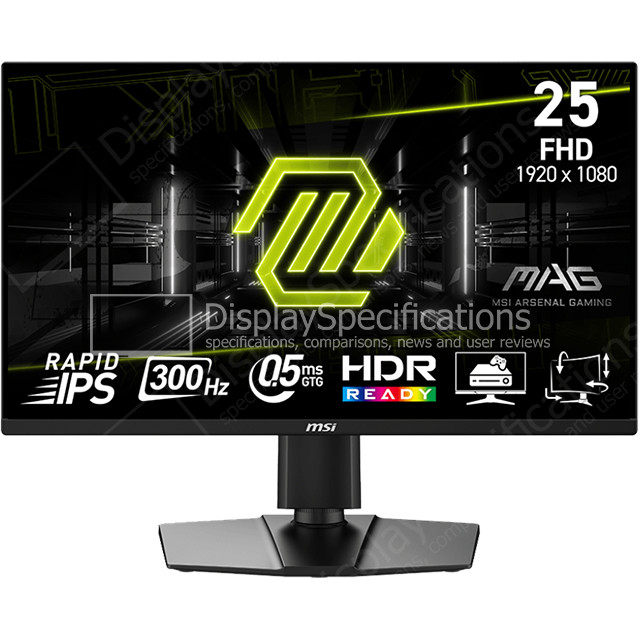 MSI MAG 255PXF - Display Completo