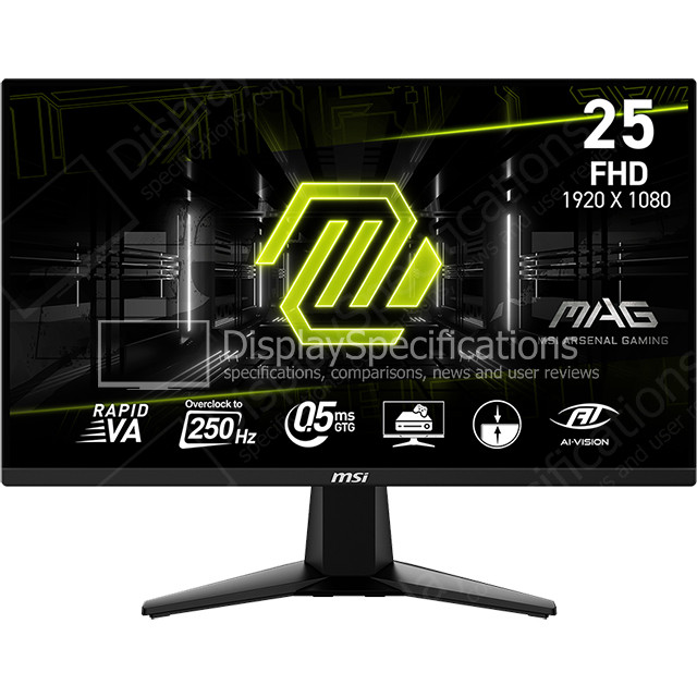 MSI MAG 255XFV - Display Completo