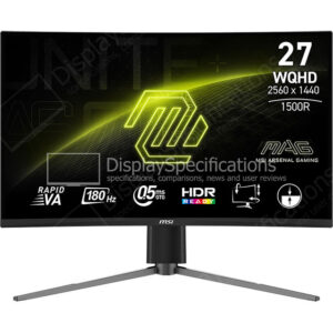 MSI MAG 27CQ6PF - Display Completo