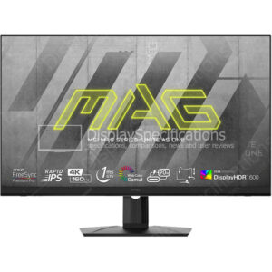 MSI MAG 323UPF - Display Completo