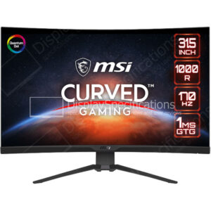 MSI MAG 325CQRF-QD - Display Completo