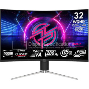 MSI MPG 325CQRXF - Display Completo