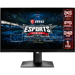 MSI Optix MAG251RX - Display Completo