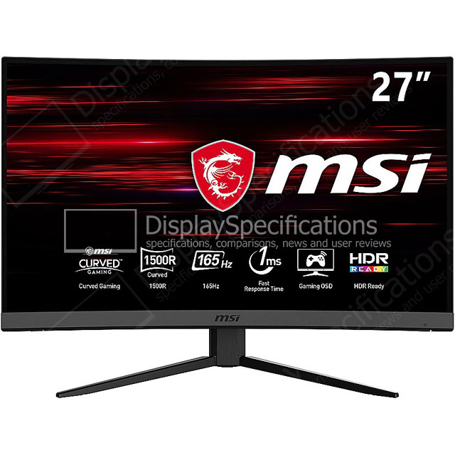 MSI Optix MAG272CRX - Display Completo