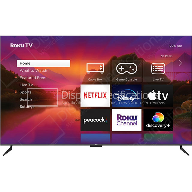 Roku 65R6A5R - Display Completo
