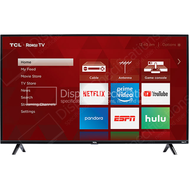 TCL 32S325 - Display Completo