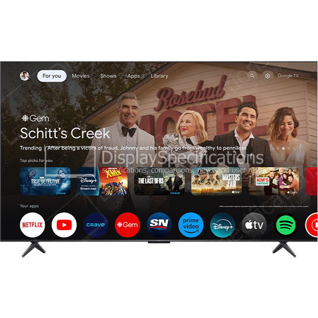 TCL 65QM6K - Display Completo