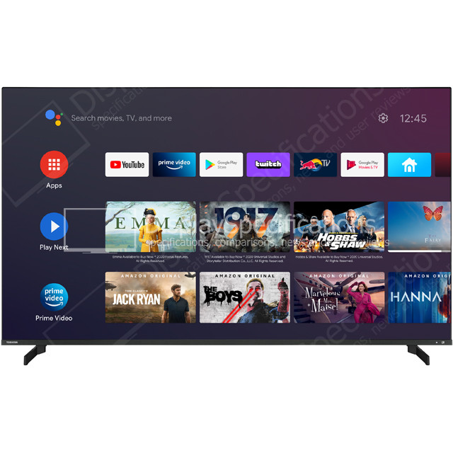 Toshiba 55QA5D63 - Display Completo